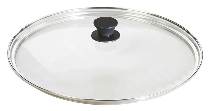 Round Tempered Glass Lid - Versatile Glass Lid for 15 Inch Skillets, Pans, and Dutch Ovens - Dishwasher Safe and Oven Safe up to 400° - 15 Inch