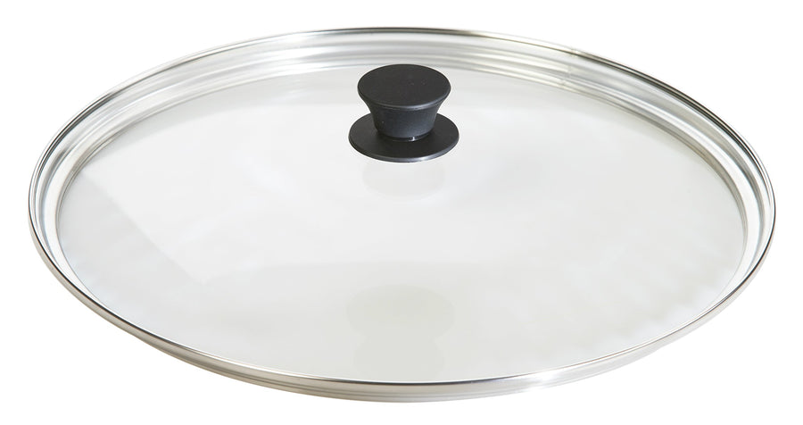 Round Tempered Glass Lid - Versatile Glass Lid for 15 Inch Skillets, Pans, and Dutch Ovens - Dishwasher Safe and Oven Safe up to 400° - 15 Inch