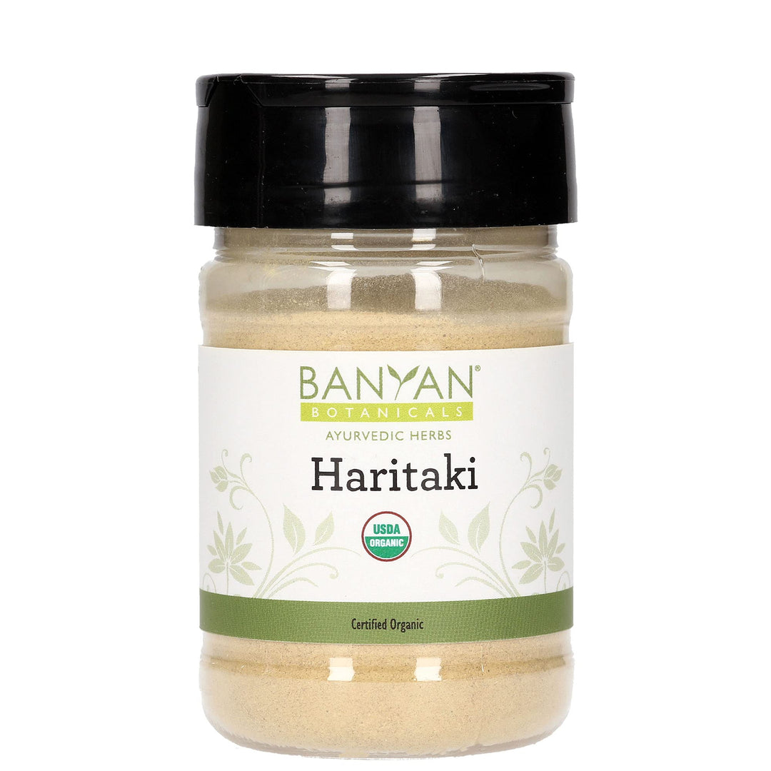 Haritaki Powder – Certified Organic, Spice Jar – Terminalia chebula – For Detoxification & Rejuvenation* – Organic, Vegan, Non-GMO, Gluten Free, Certified Fair for Life Fair Trade