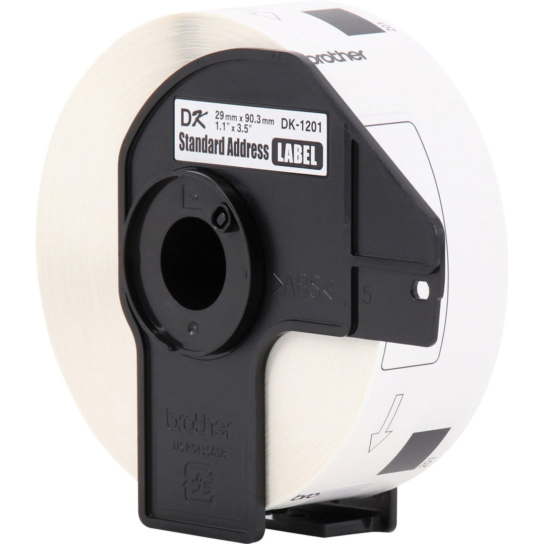 Genuine DK1201 Die-Cut Standard Rolled Address Labels for QL Printers, (DK1201)