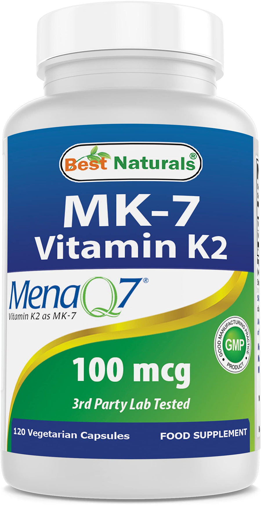 MK-7 Vitamin K2 100 mcg 120 Vcaps