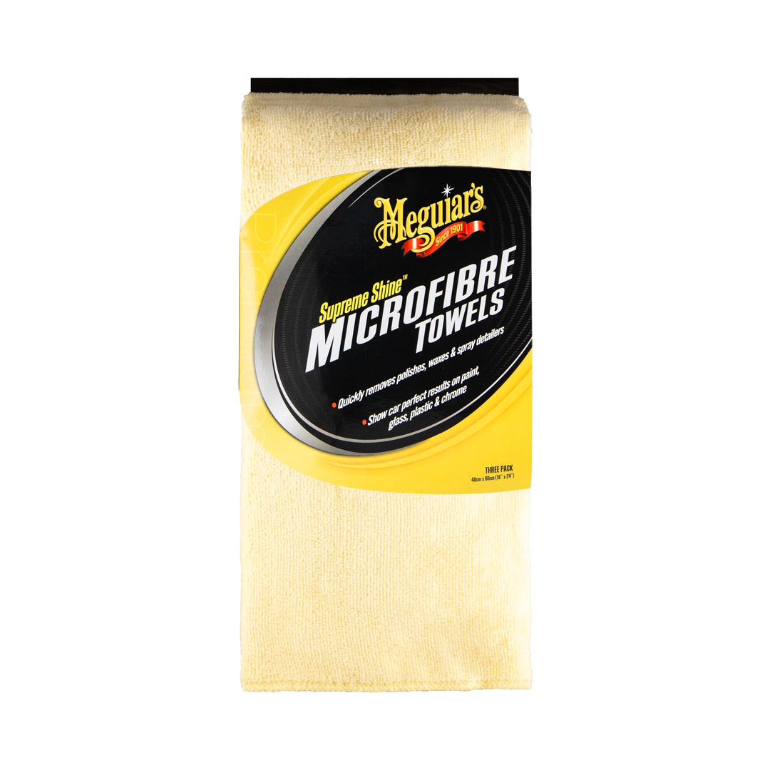 Meguiar's X2020 Supreme Shine Microfiber Towels - 3 Pack