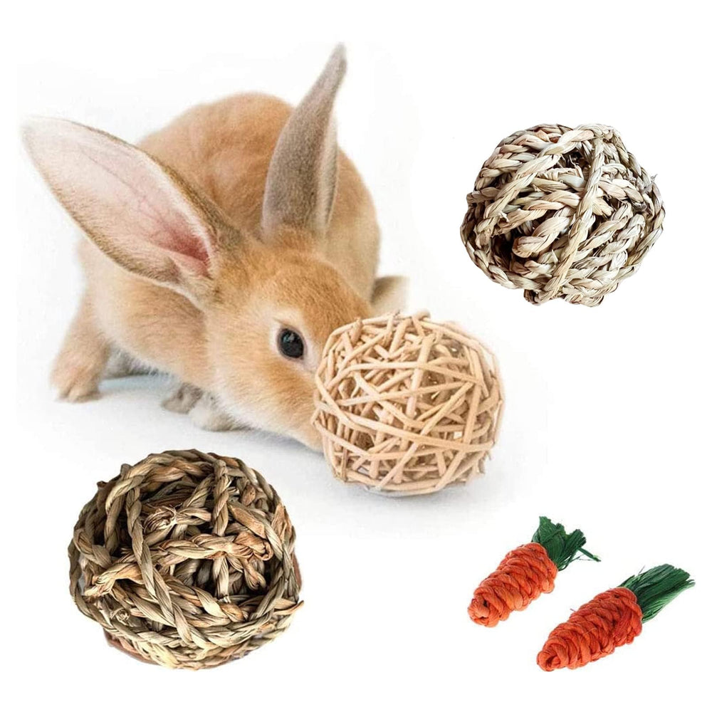 Rabbit Seagrass Activity Mat Bunny Mat Rabbit Enrichment Toys Rabbit Chew Toys for Teeth Seagrass Protector Mat Small Animal Toys for Rabbit Bunny Chinchilla Guinea Pigs Rodent Pets
