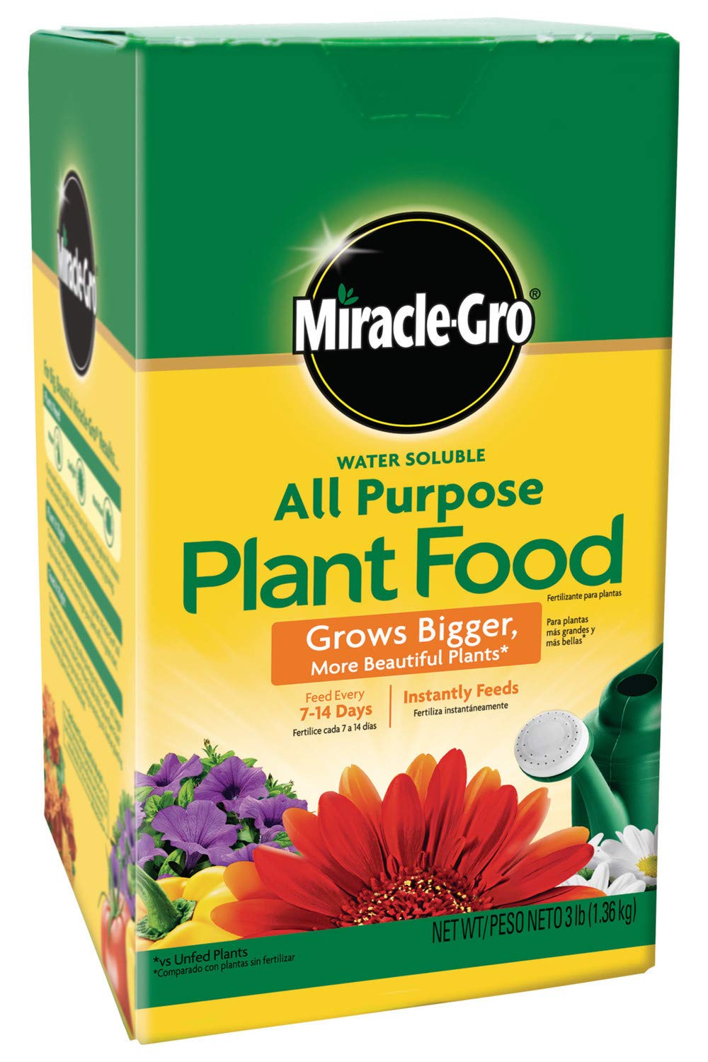 Water Soluble All Purpose Plant Food, Fertilizer for Indoor or Outdoor Flowers, Vegetables or Trees, 3 lbs.