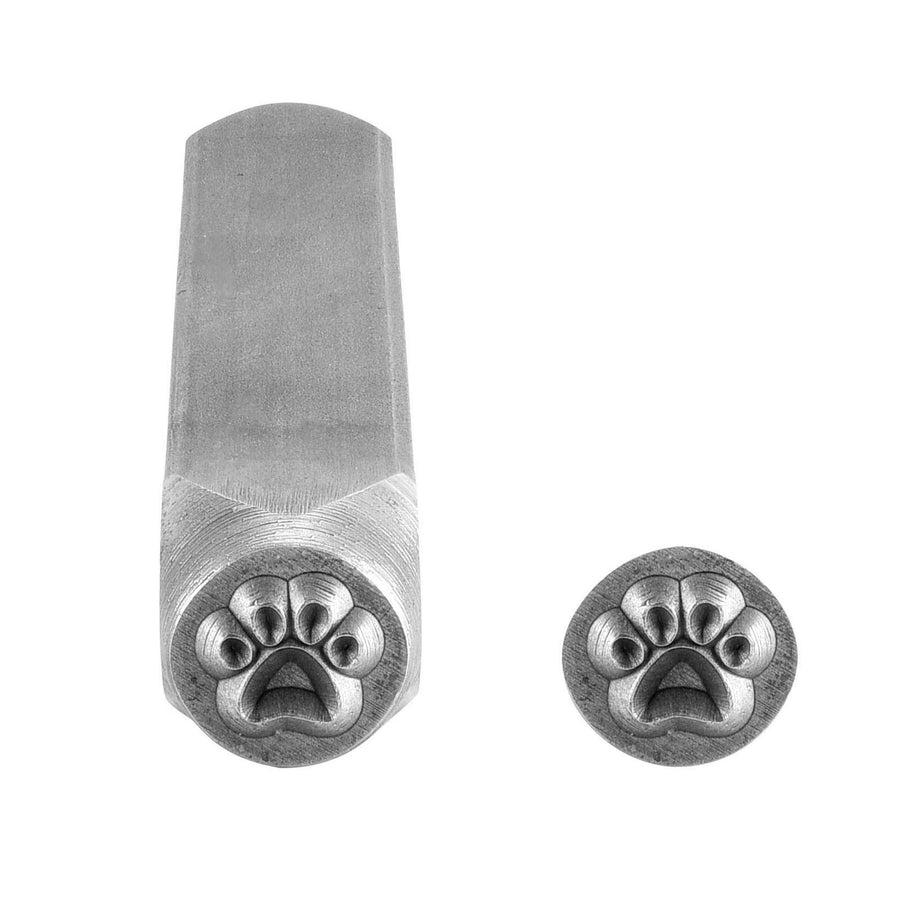 Dog Paw Metal Punch Stamp Stamping Tools 6mm for Stamping/Punching Metal, Jewelry, Clay, Leather, Wood