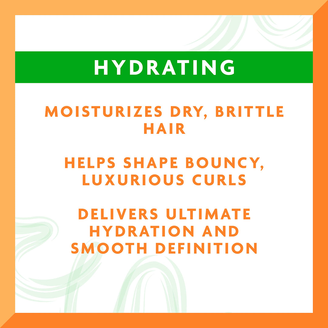 Avocado Silicone-Free Hydrating Curling Hair Styling Cream with Shea Butter, 12 Ounce (Packaging May Vary)