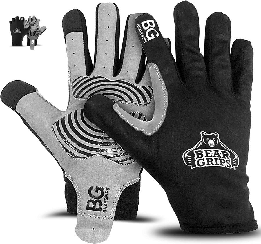 Weight Lifting Gloves for Men & Women | Half Finger Lifting Gloves | Full Finger Workout Gloves for Men | No Finger Exercise Gloves l Compression Weightlifting Gloves | Gym Gloves for Men