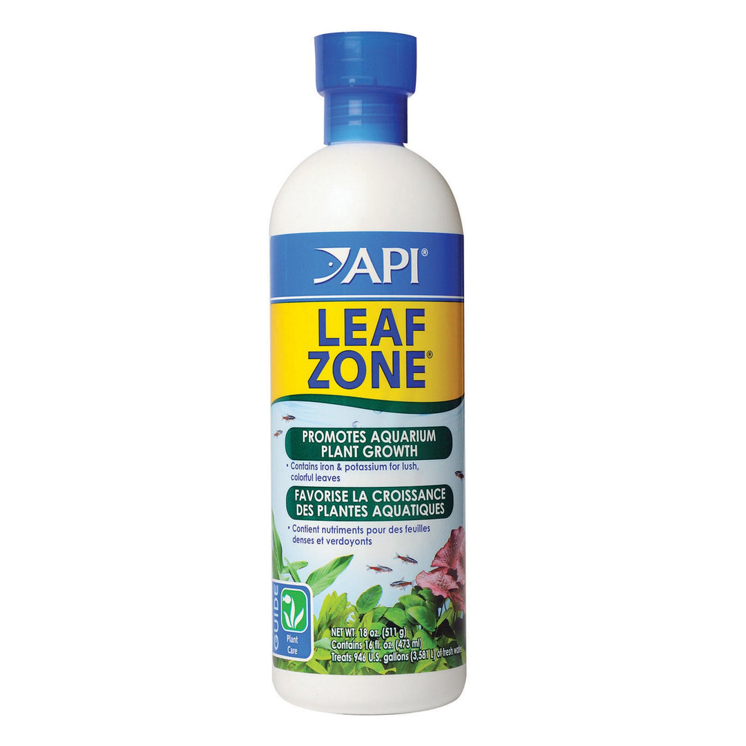 LEAF ZONE Freshwater Aquarium Plant Fertilizer 18-Ounce Bottle White