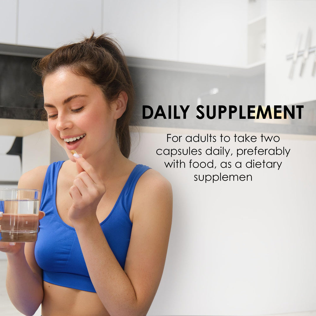 Ultra Collagen Capsules, 100% Pure Hydrolyzed Collagen Supplement for Healthy Skin, Hair, Nails & Joints, 100 Count, 50 Day Supply