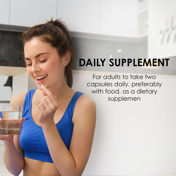 Ultra Collagen Capsules, 100% Pure Hydrolyzed Collagen Supplement for Healthy Skin, Hair, Nails & Joints, 100 Count, 50 Day Supply