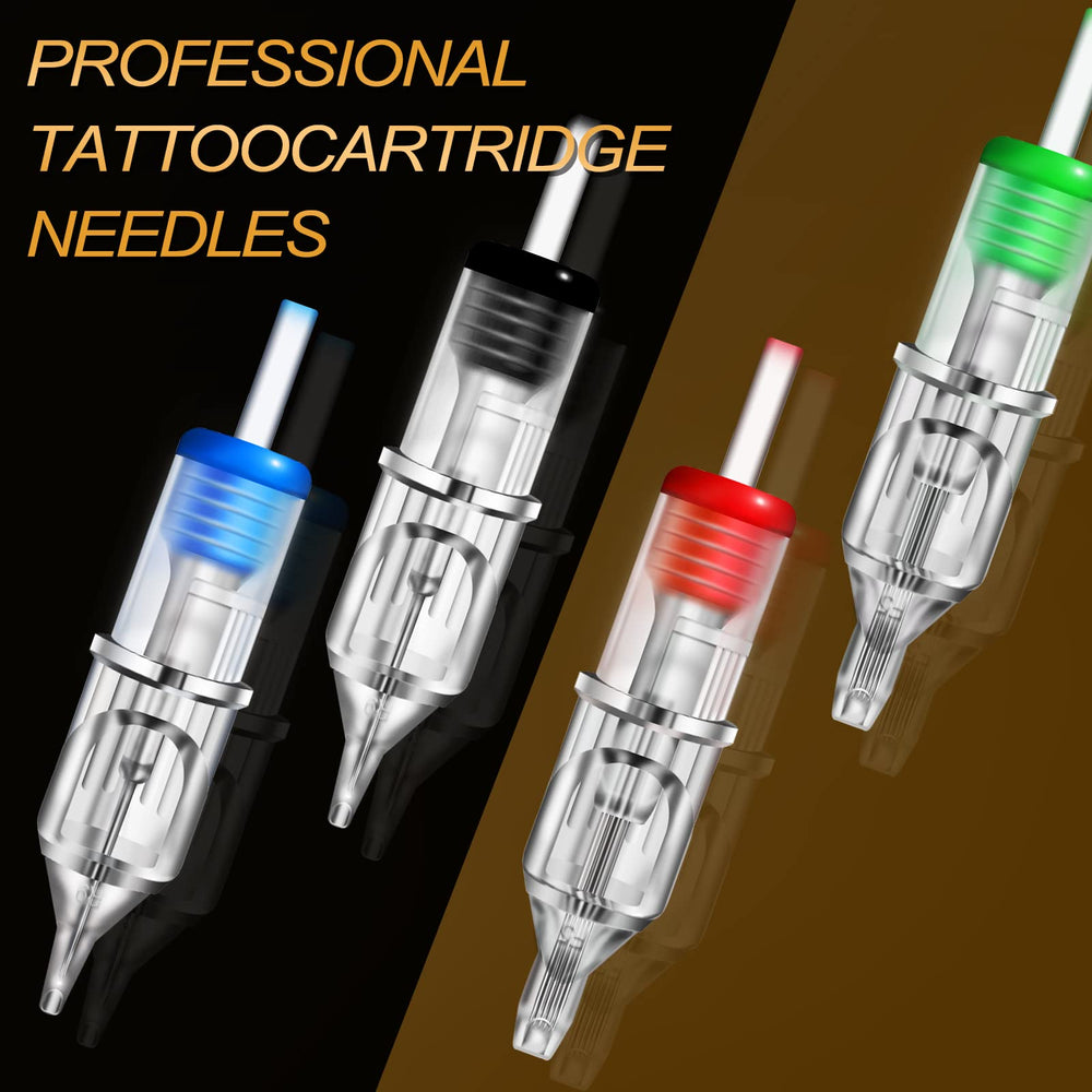 40PCS Disposable Cartridges Assorted Round Liner Shader Flat Magnum 3rl 5rl 7rl 9rl 5m1 7m1 9m1 7rs