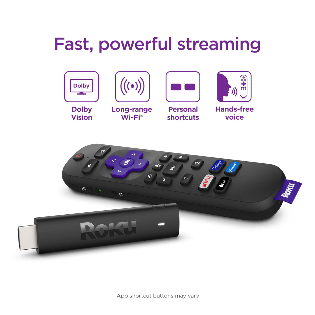 Streaming Stick 4K+ Streaming Device 4K/HDR/Dolby Vision with Voice Remote Pro,Black