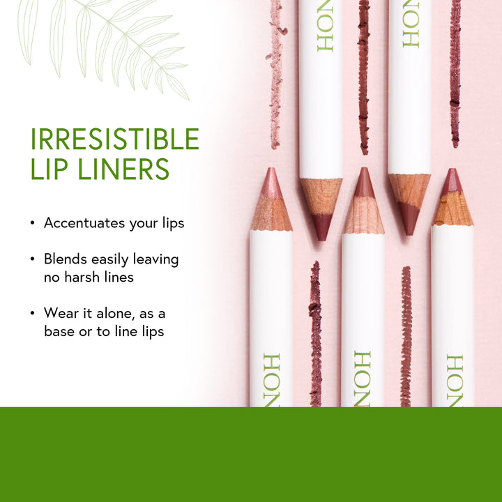 Irresistible Lip Liner In Zen, Warm Pink Color, Long-Lasting, Gluten-Free, Vegan, 0.04 oz