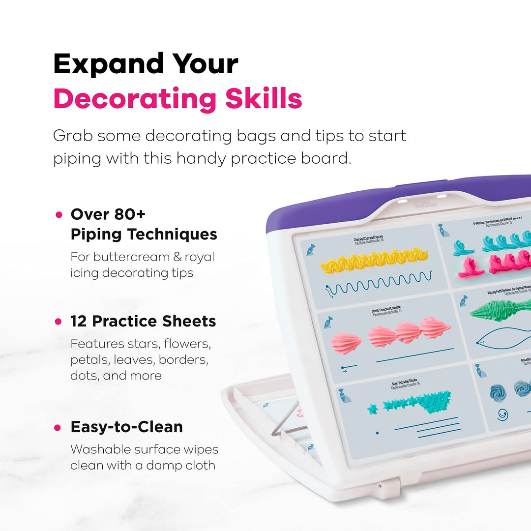 Set Practice Board, 13 x 10.75-Inch, White/Purple