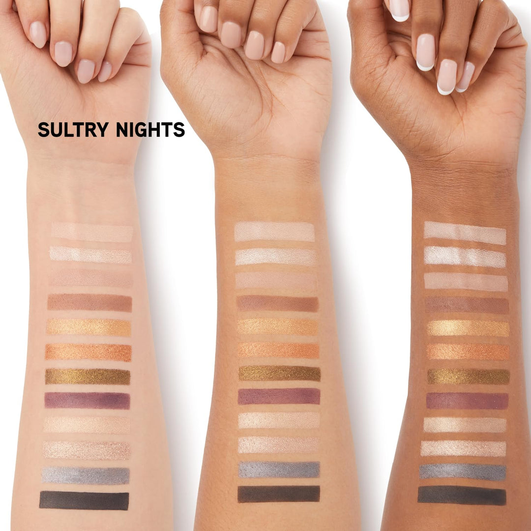 Murumuru Butter Eyeshadow Palette, Dermatologist Approved, Sultry Nights