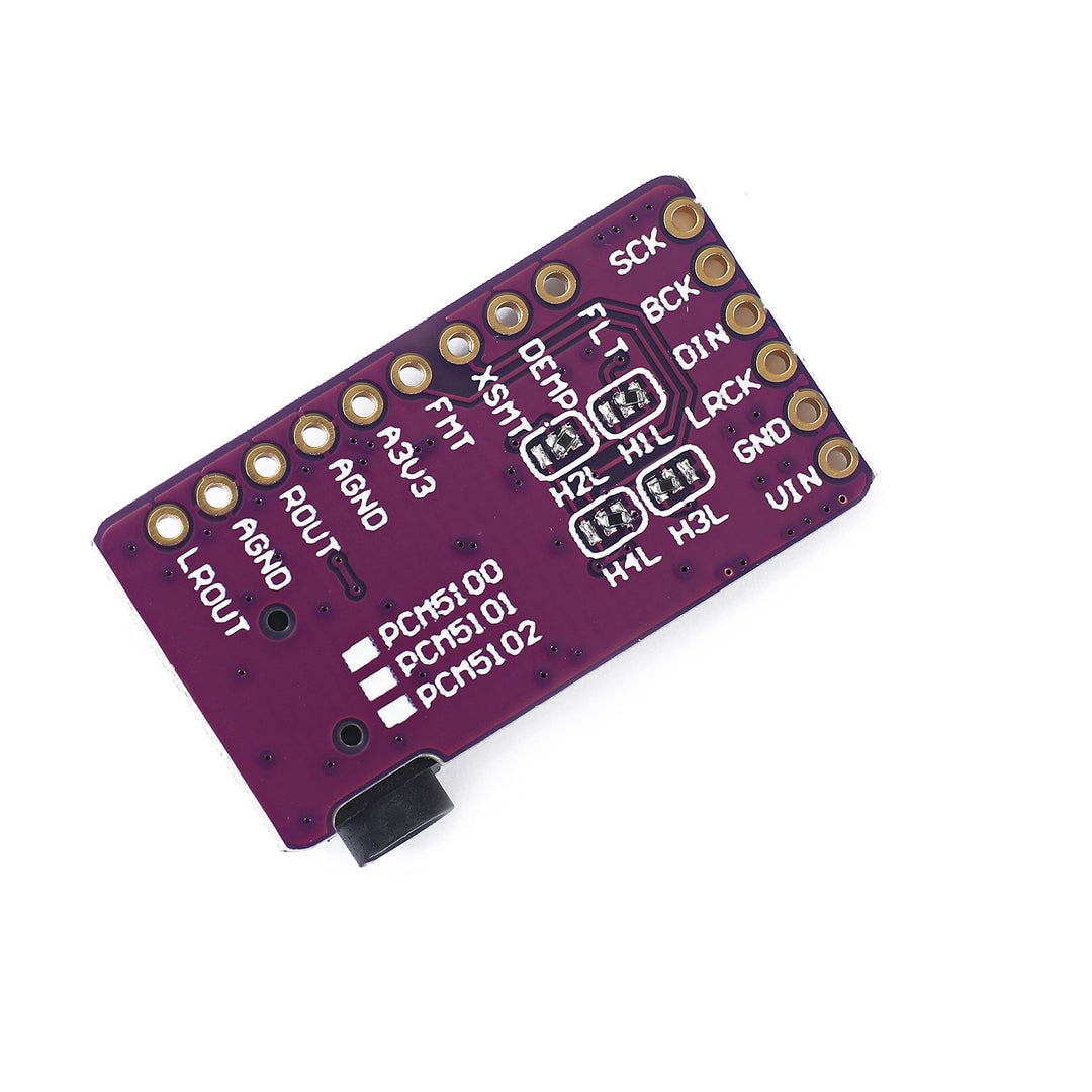 PCM5102 PCM5102A AUX Stereo Digital Audio DAC Decoder Board Module Voice Module Player Module Digital-to-Analog Converter IIS I2S for Arduino Raspberry Pi (3PCS)