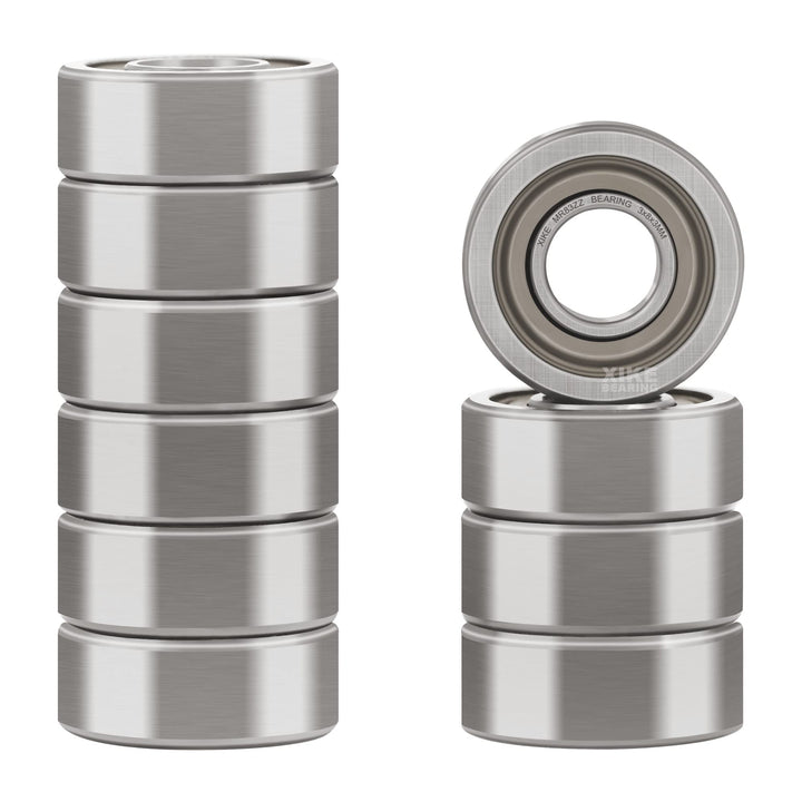10 Pcs MR83ZZ Bearings 3x8x3mm, Double Shield Seals Metal and Pre-Lubricated, Deep Groove Ball Bearing.