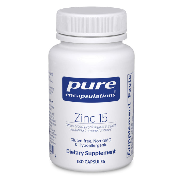 Zinc 15 mg - Zinc Picolinate Supplement for Immune System Support, Growth & Development - for Wound Healing - with Premium Zinc Picolinate - 180 Capsules