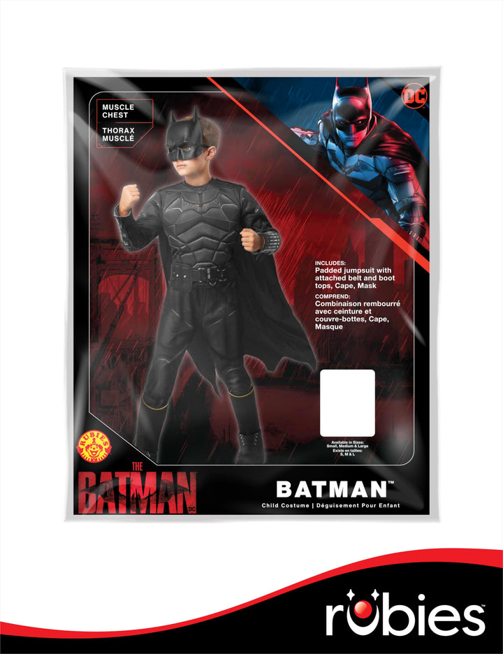 Boy's DC Batman: The Batman Movie Deluxe Costume, Large