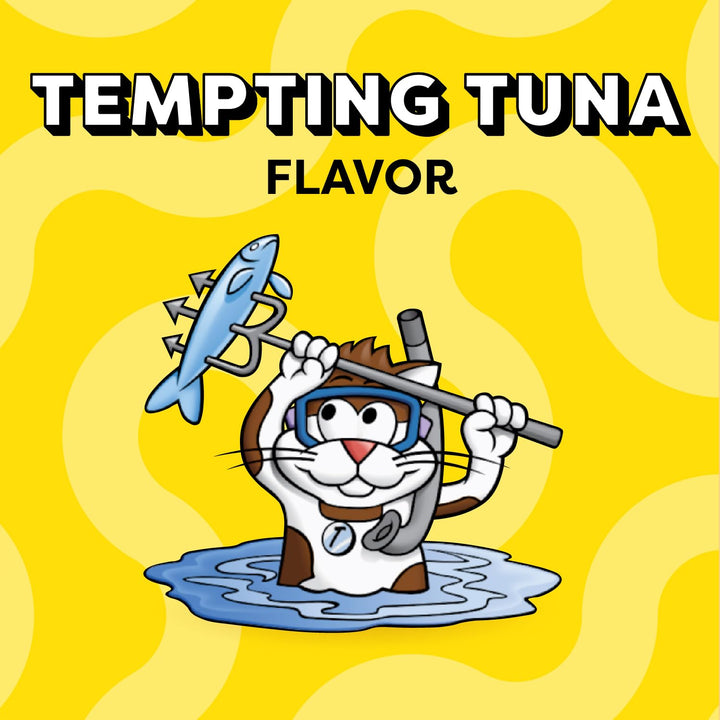 Classic Crunchy and Soft Cat Treats Tempting Tuna Flavor, 16 oz. Tub