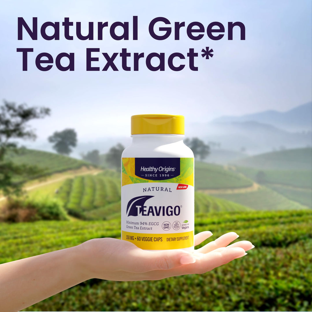 Teavigo 150 mg (94% Egcg, Green Tea Extract, Non-GMO, Gluten Free, Antoixidant), 60 Veggie Caps