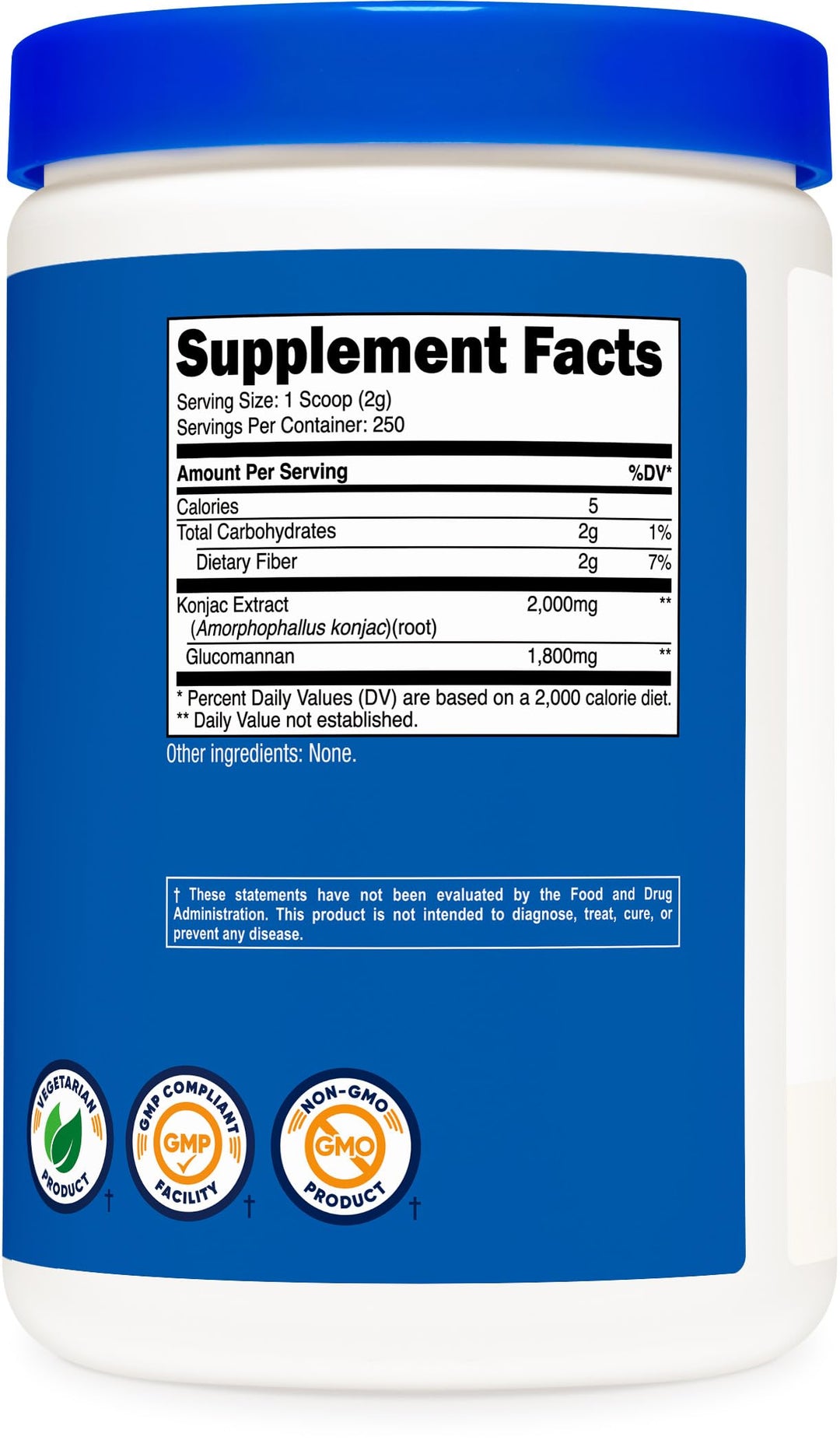 Glucomannan Powder 500 Grams