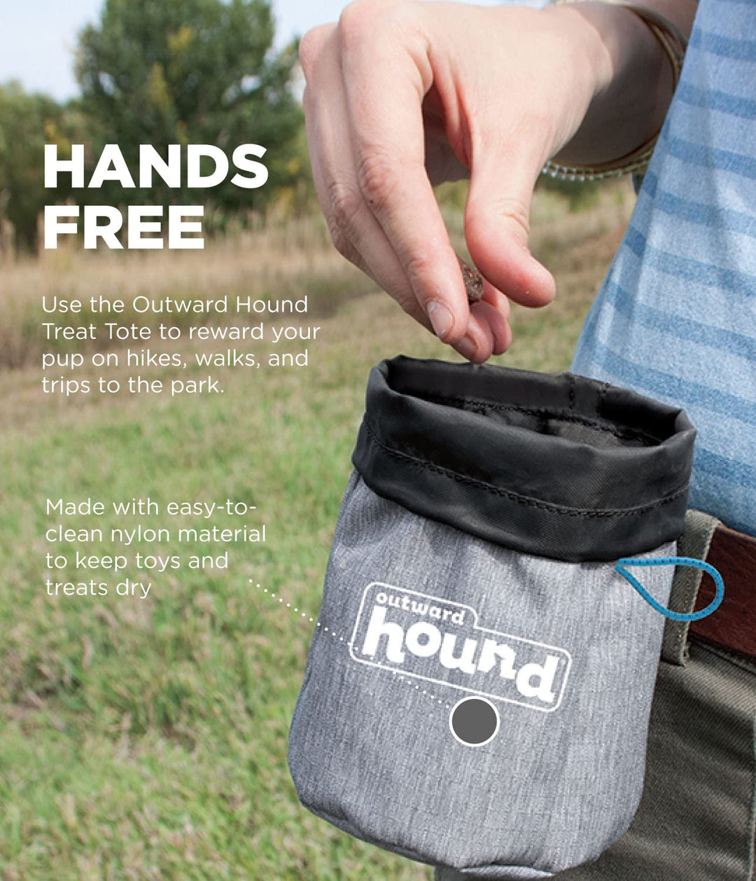 Treat Tote Hands-Free Dog Training Pouch