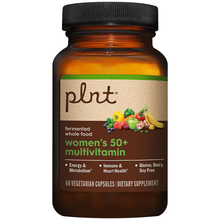 Fermented Whole Food WomenaTMs 50+ Multivitamin (60 Vegetarian Capsules)