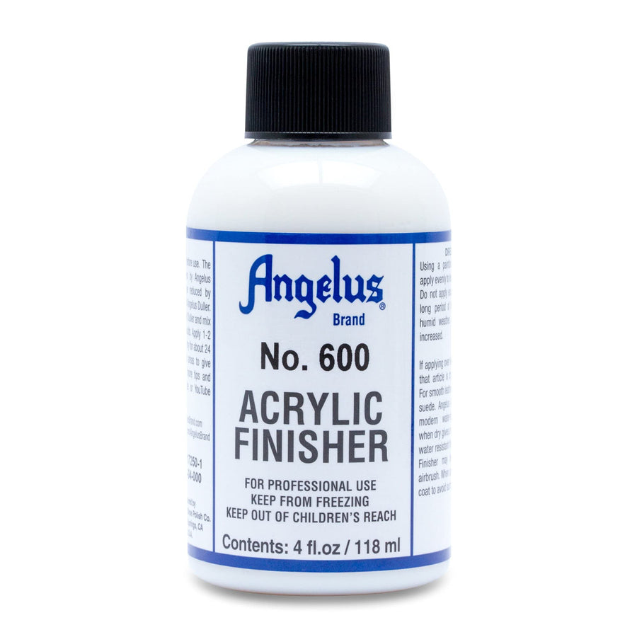 Brand Acrylic Leather Paint Finisher No. 600-4oz | Original Top Coat Protector for Leather Paint | Scratch Resistant Finish Sealant