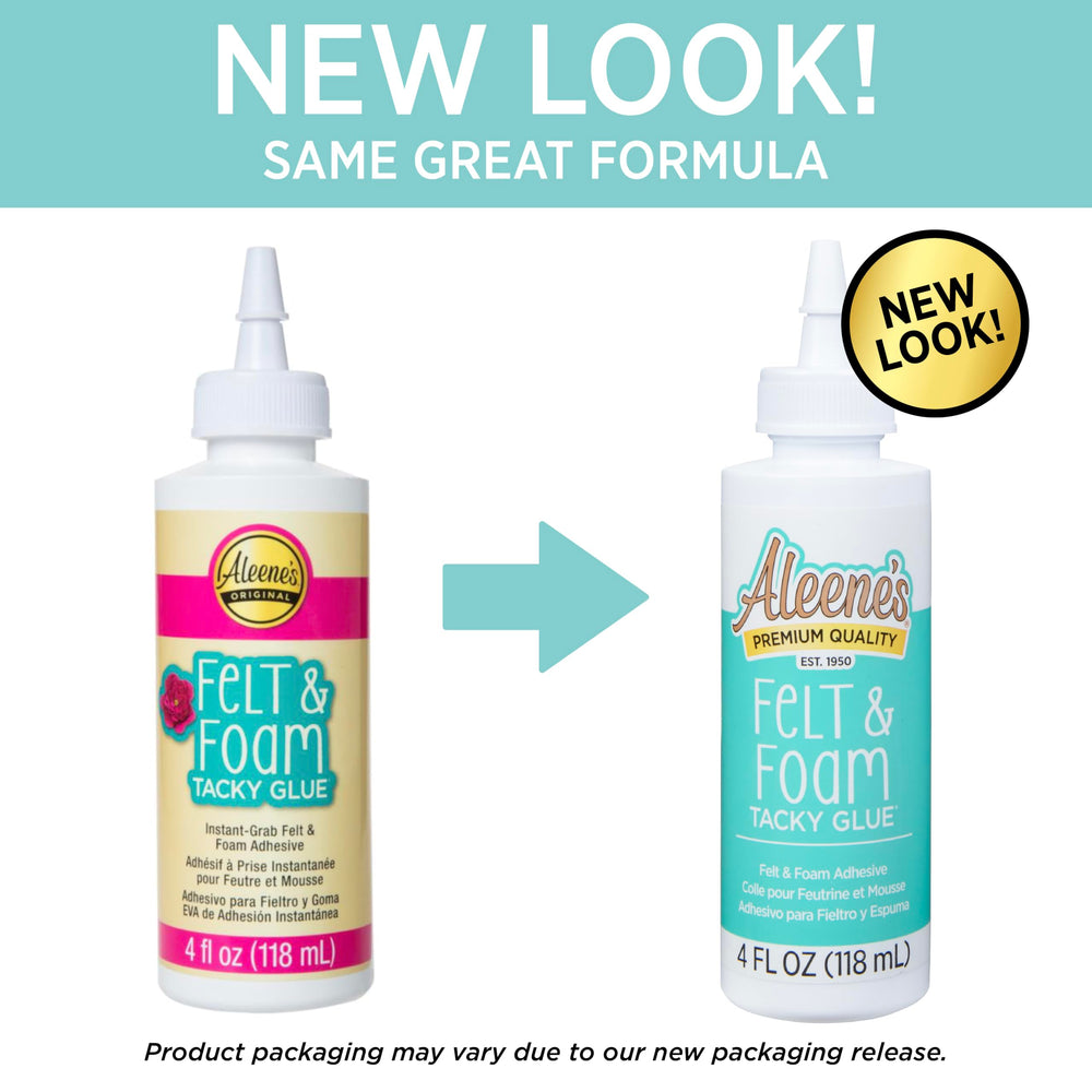 Felt and Foam Tacky Glue, 4 FL OZ, Original Version