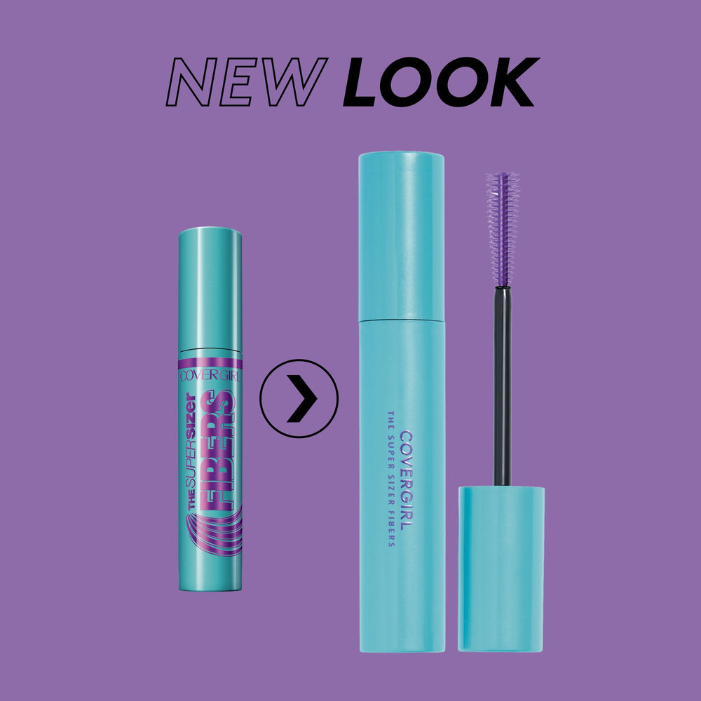 CoverGirl The Super Sizer Fibers Mascara, Black Brown, 0.028 Pound