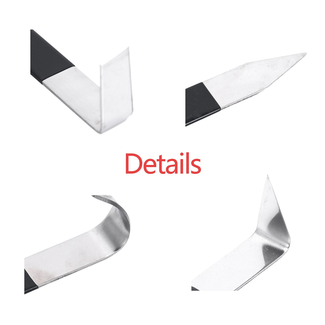 8 Pack Pottery Tools Stainless Steel, 8 Styles Carving Shaping Knives Craft Trimming Clay Sculpture Hand Tools Artist Ceramic Tools Set for Carving, Sculpting, Shaping, Modeling