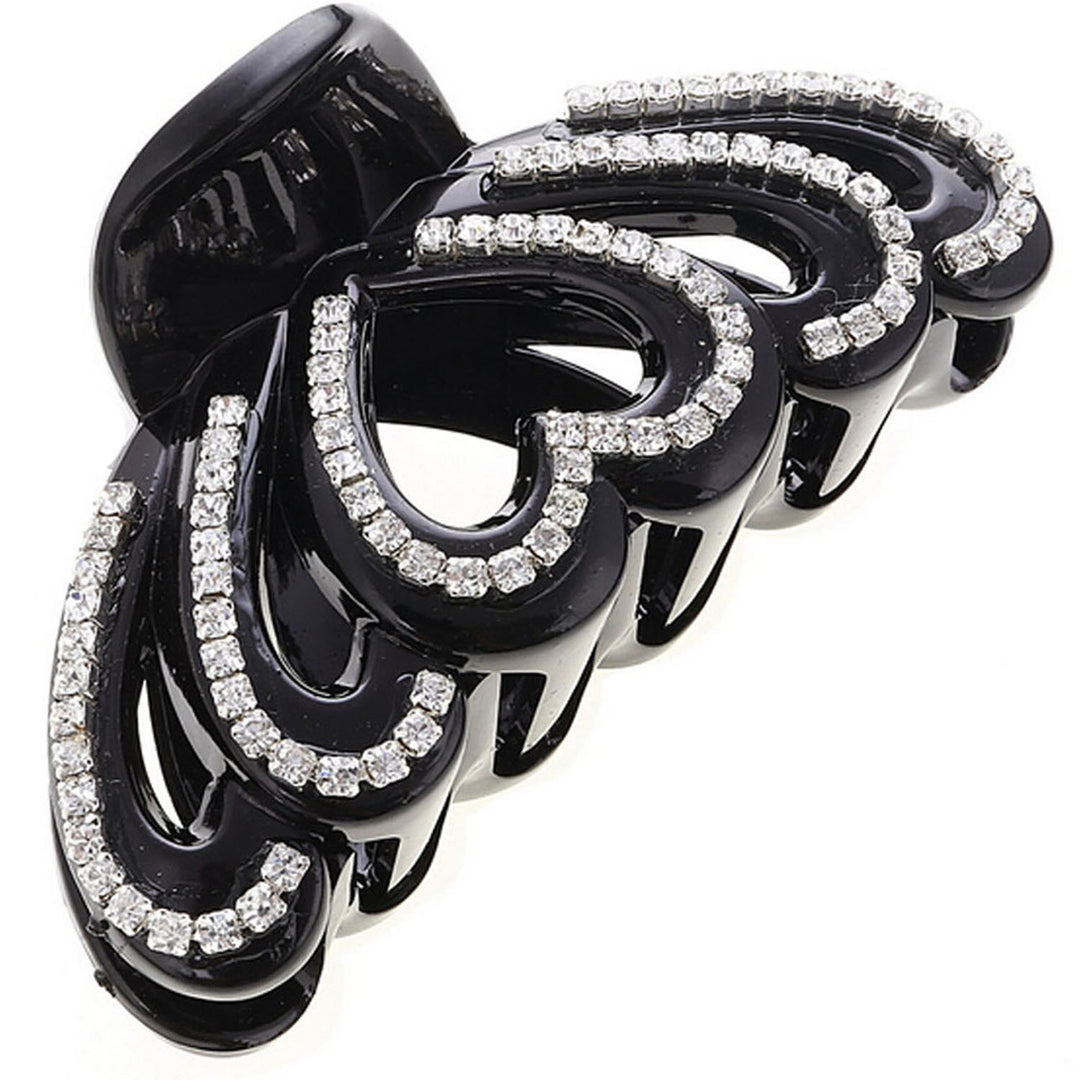 1PC Large Fancy Good Quality Rhinestones Claw Clip Elegant Style Jaw Clips For Women Lady GirlsThick Hair