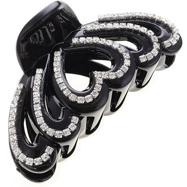 1PC Large Fancy Good Quality Rhinestones Claw Clip Elegant Style Jaw Clips For Women Lady GirlsThick Hair