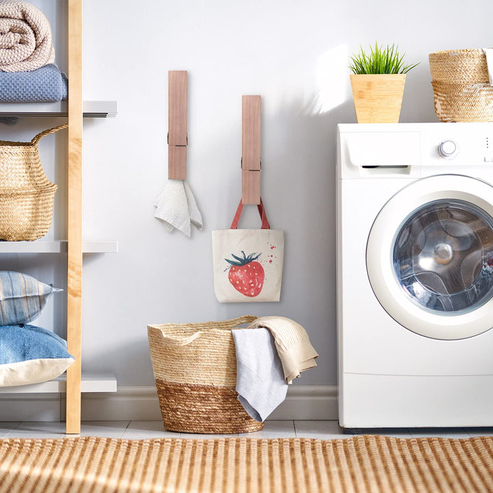 2 Pcs 12 Inch Jumbo Wooden Clothespins Large Clothespin Towel Holder Giant Wooden Clothes Pins Large Wooden Clothes Clips with Spring for DIY Craft Winter Farmhouse Bathroom Laundry Room(Light Color)