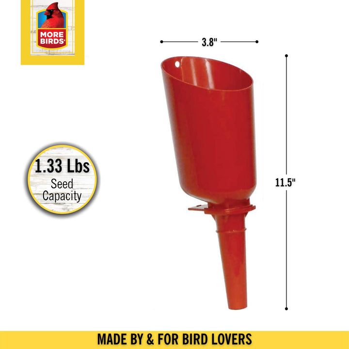 Quick Release Seed Scoop, Seed Dispenser, 1.33 lb Seed Capacity