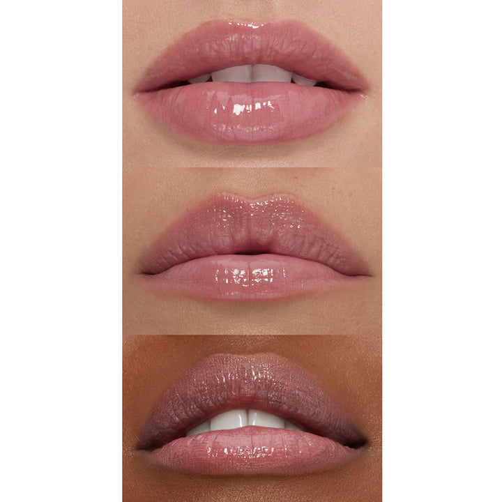 Cosmetics Lip Plumping Gloss, Shimmering Gloss Hydrates and Plumps Lips, Sparkling Rosé