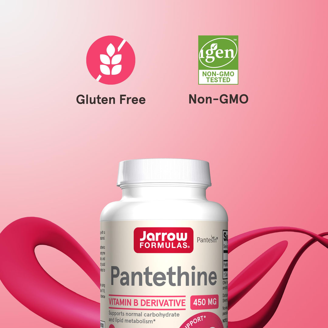 Pantethine 450 mg - Derivative of Vitamin B5 - 60 Servings (Softgels) - Support Heart Health, Carbohydrate & Lipid Metabolism - Coenzyme A (CoA) Precursor - Pantothenic Acid Supplement