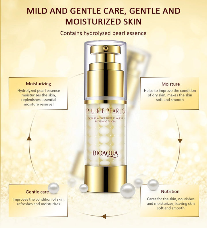 BIOAOUA Pure Pearls Skin Silky Moist Flawless Refreshing Eye Cream Essen 35g