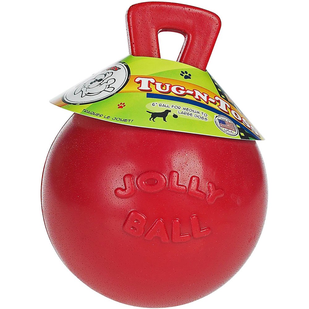 Dog 6-Inch Tug-n-Toss, Red (406 RD),6 Inches/Medium