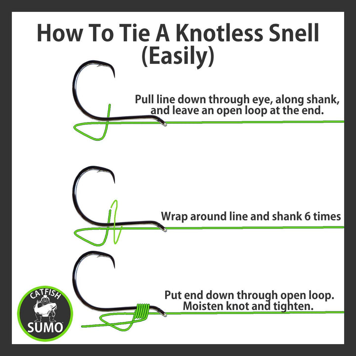 Heavyweight Catfish Hooks - Offset Octopus Circle Hooks - 25 Pack (8/0)