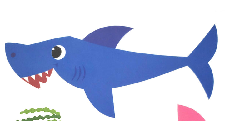 Baby Shark Wall Decals - 9 Pieces