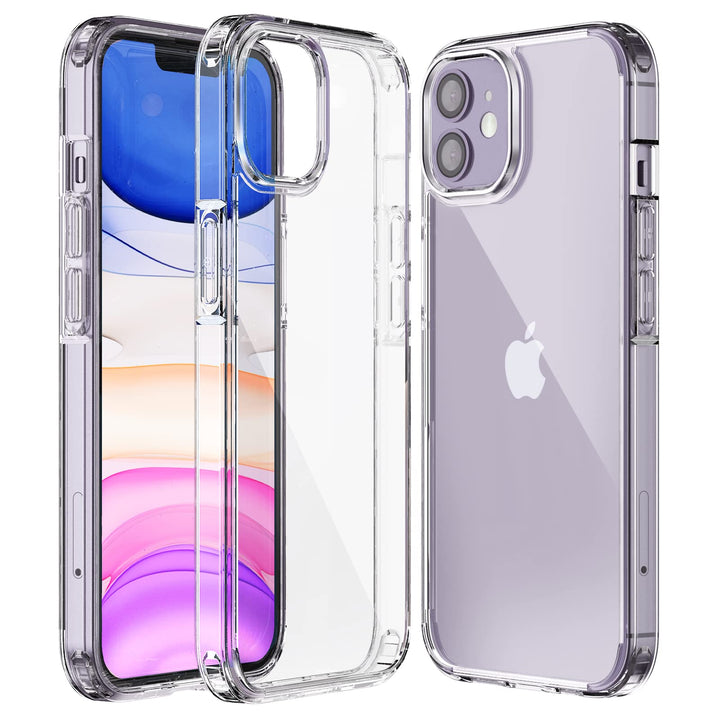 Designed for iPhone 11 Case 6.1-inch, Not Easy Yellowing Shockproof Protective Phone Case for iPhone 11, Heavy Duty Bumper Shell Anti-Scratch Cover Clear