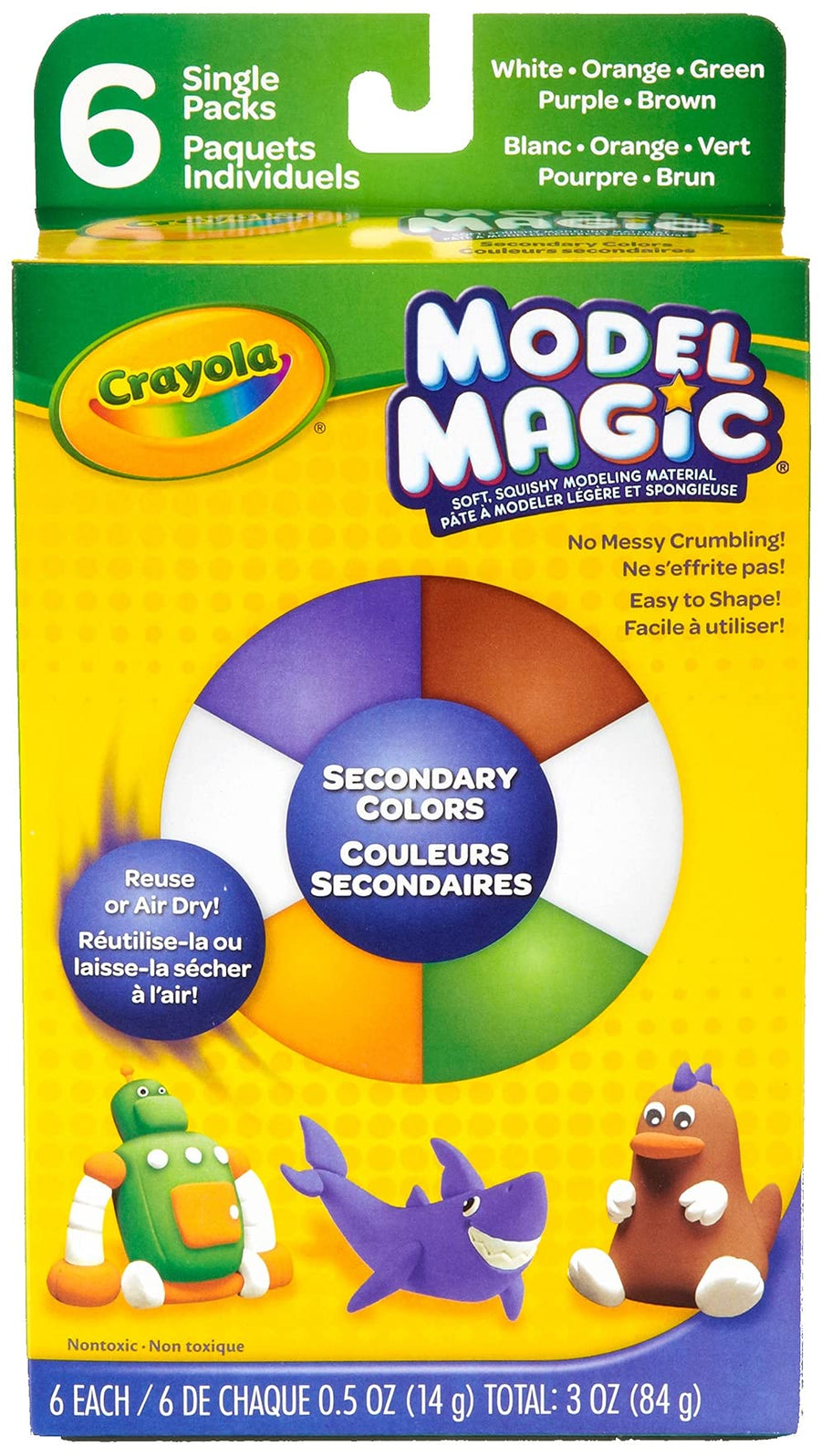 Model Magic, Secondary Colors, Alternative to Modeling Clay