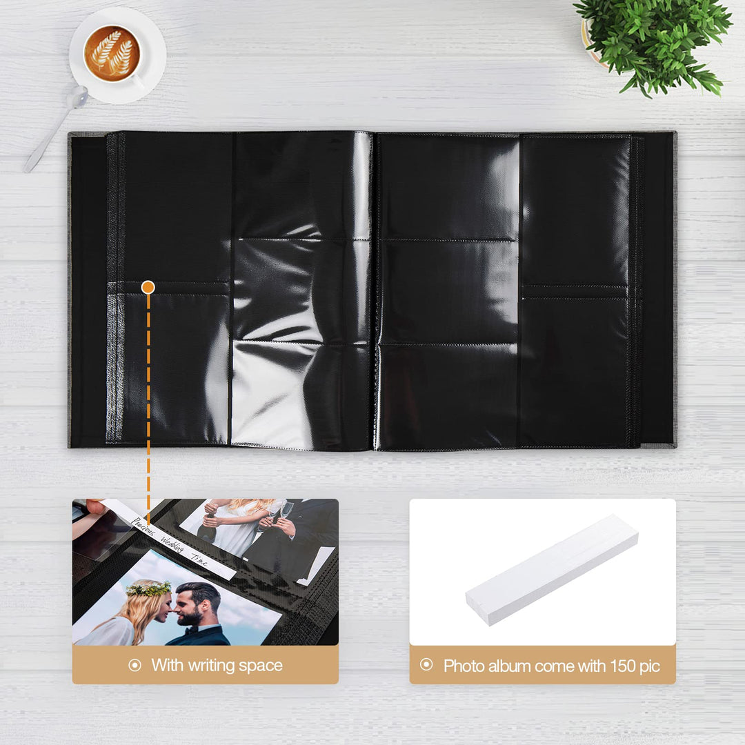 Linen Hardcover Photo Album 4x6 1000 Photos Large Capacity for Family Wedding Anniversary Baby Vacation (Rose Red, 1000 Pockets)