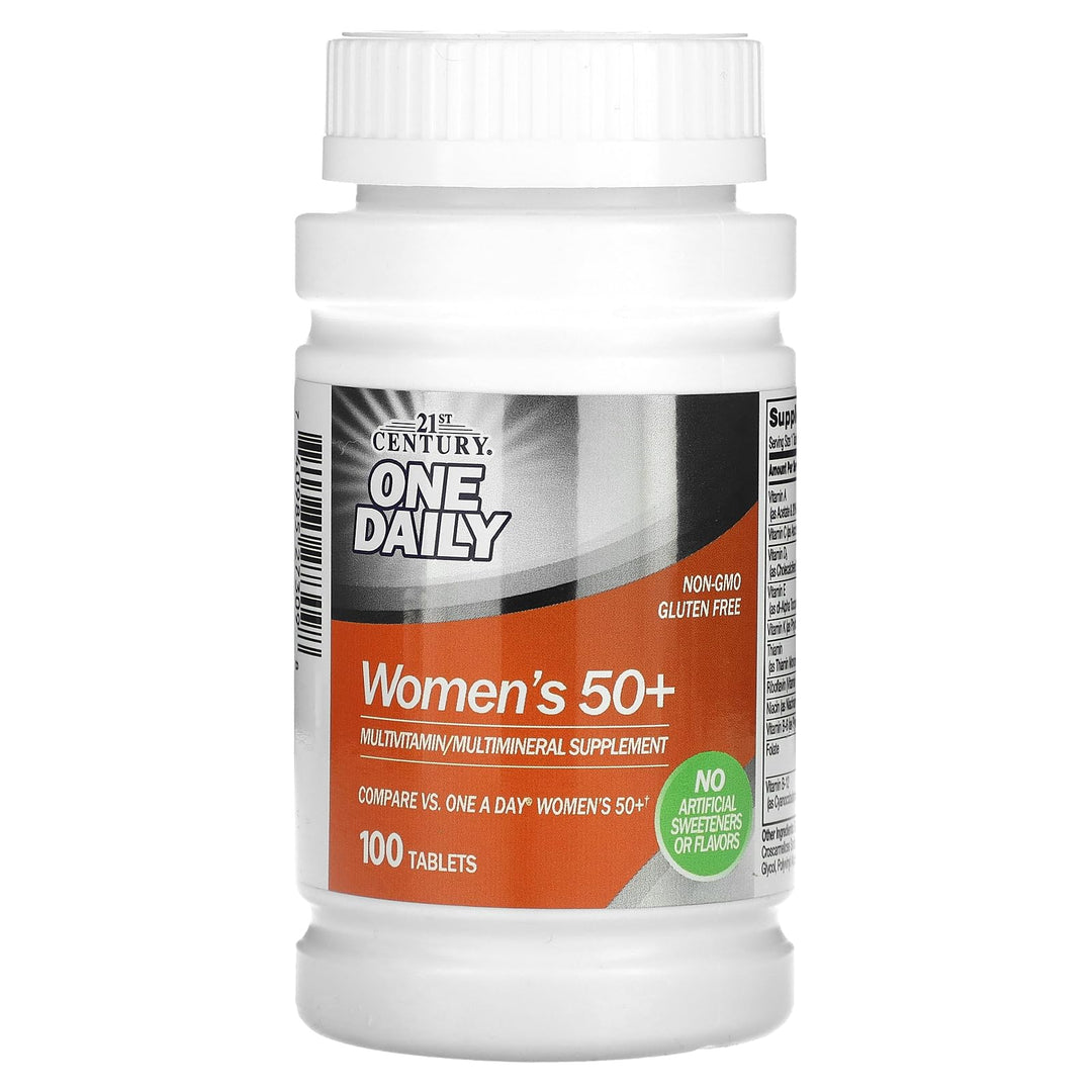 One Daily Women's 50+ Tablets, 100-Count