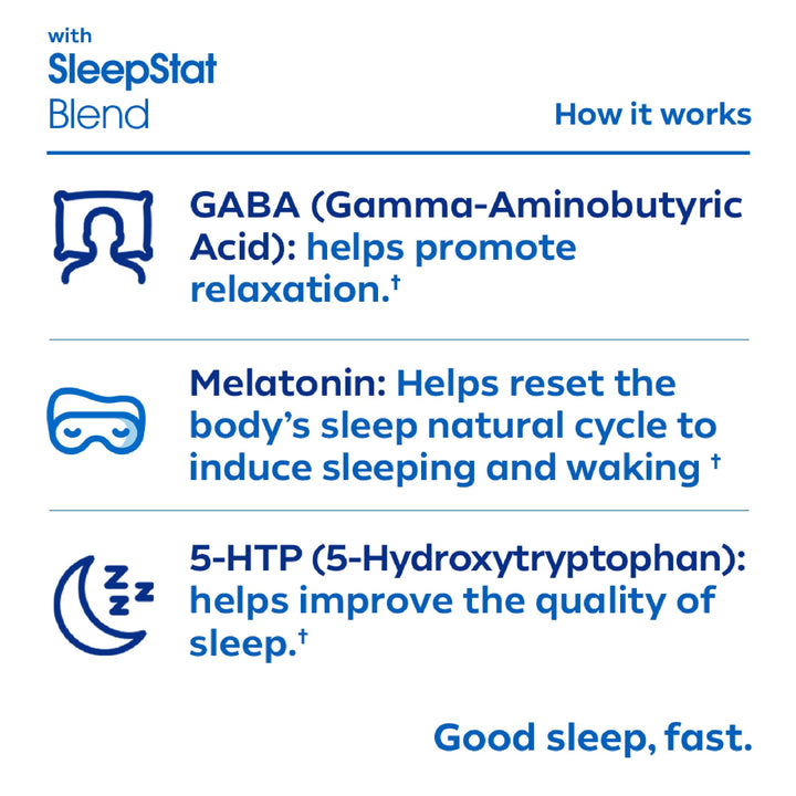 Sleep Aid Supplement Drink; Melatonin 5mg, GABA, 5-HTP; Zero sugar, Natural flavors, No added colors, 2.5 oz liquid sleep shots, Snoozeberry, 24-Count