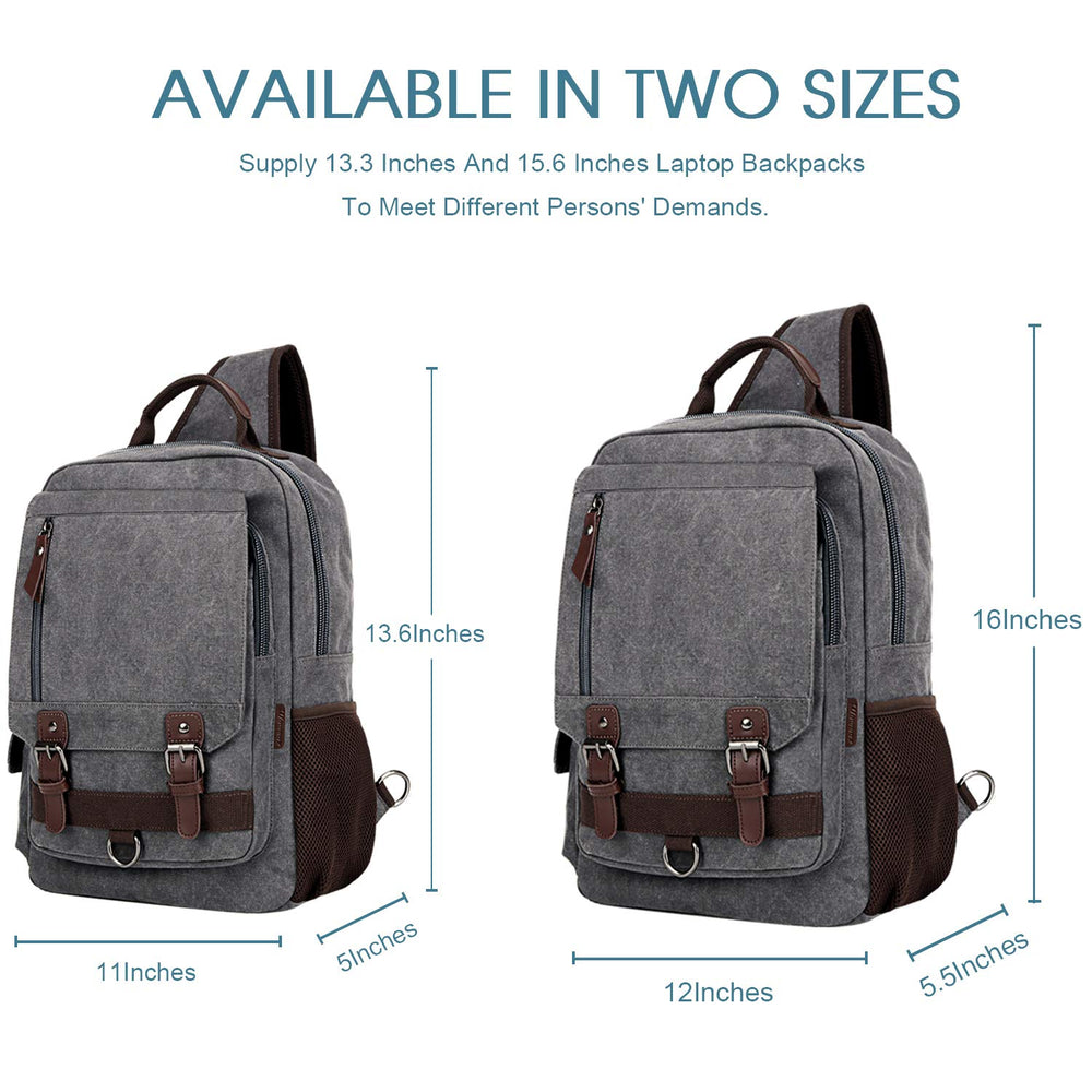 Sling Bag for Men Sling Backpack Laptop Messenger Bag Fit 15.6