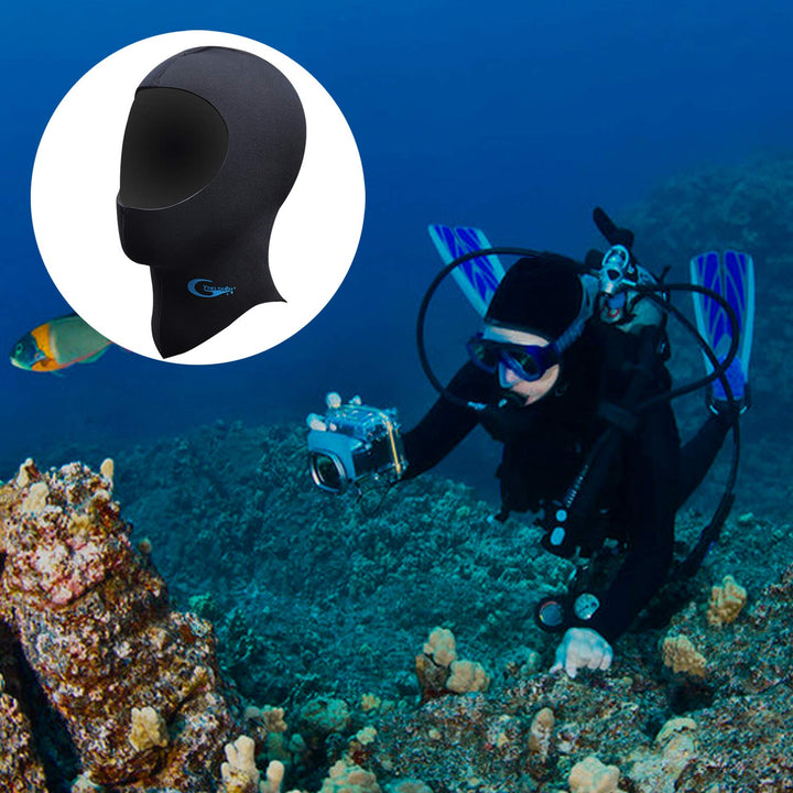Diving Hood - Neoprene Wetsuit Dive Hood 3MM 5MM for Men Women Dive Cap Surfing Thermal Hood for Water Sports