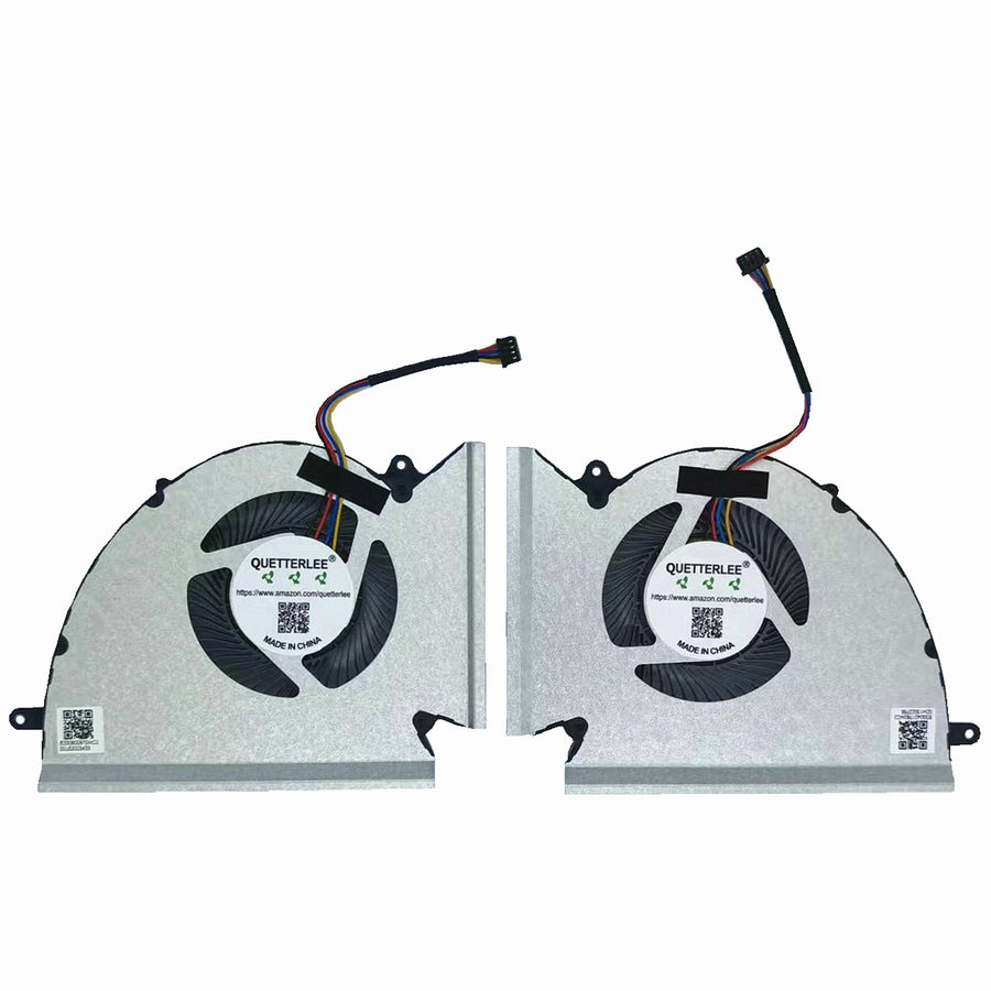 Replacement New Laptop CPU + GPU Cooling Fan for MSI GE76 GP76 WE76 MS-17K3 MS-17K2 MS-17K1 Series PABD1A010SHL-N452 PABD1A010SHR-N451 DC12V 0.6A Fan